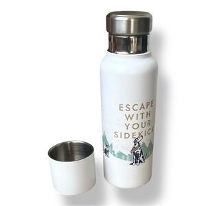 Dog Lover Outdoors H2Go Stainless Steel 16 oz Insulated Water Bottle w/ Cup Lid